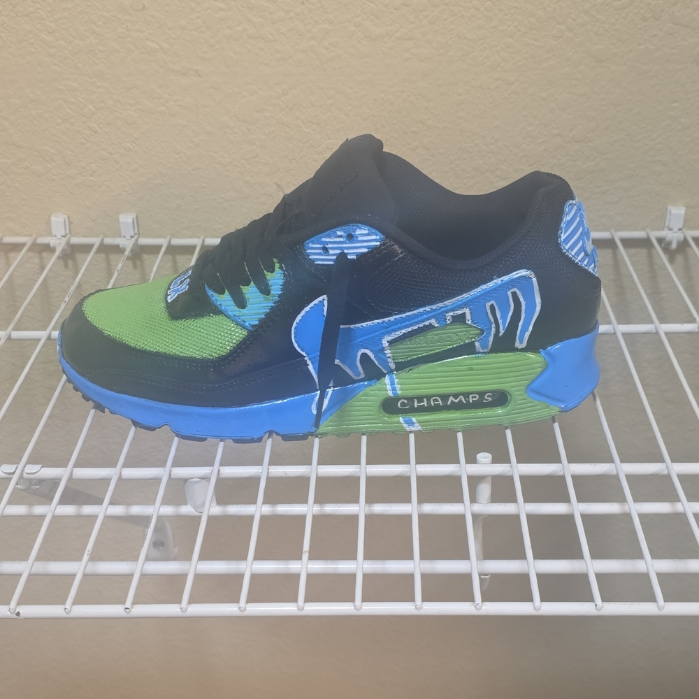 Hand painted Seattle Seahawks SuperBowl LV Champs Edition brand new size 10.5